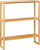 Raft organizues 5five Simply Smart, 2 nivele, 20cm, bambu natyrale