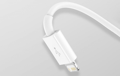 Kabllo Baseus Superior Series USB në M Lightning USB C, 0.5m, 3.5A, e bardhë