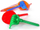 Set lodrash plazhi Marioinex MARIO 119, lopatë dhe grep, plastik, shumëngjyrësh