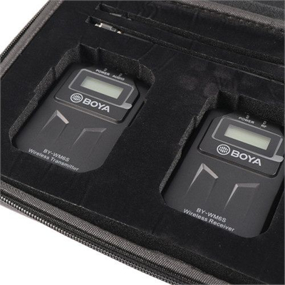 Sistem mikrofoni wireless Boya BY-WM6S, UHF, me lavalier, i zi