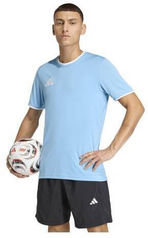 Fanellë futbolli Adidas Entrada 26, meshkuj, përmasa L, blu e hapur me të bardhë