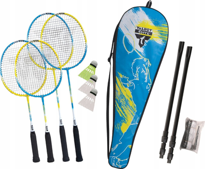 Set badminton Talbot Torro Family, për familje, me rrjetë edhe çantë për ta marrë me vete