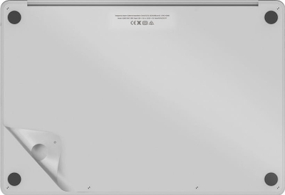 Set mbrojtës JCPAL MacGuard për MacBook Air 15", M2 M3 M4, argjendtë