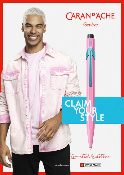 Stilolaps Caran d'Arche 849 Claim Your Style Ed2 Hibiscus, M, rozë