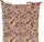 Jastëk karrige Home Styling Collection, pambuk, 40x40x5.5 cm, rozë me lule