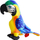 Lodër pelushi Papaga Mascot Yellow Parrot, 20 cm, e verdhë
