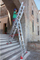 Shkallë profesionale alumini Faraone ST350/3N, 3x12 shkallë, 8.6m