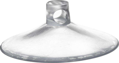 Kapëse vakumi me vrimë për varje, thithje e fortë, transparente