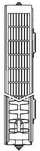 Radiator Caradon Planar P22, 500 x 1800mm, panel i sheshtë, i bardhë