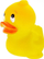 Lodër për banjo Hencz Toys Duckling, rosë gome e verdhë