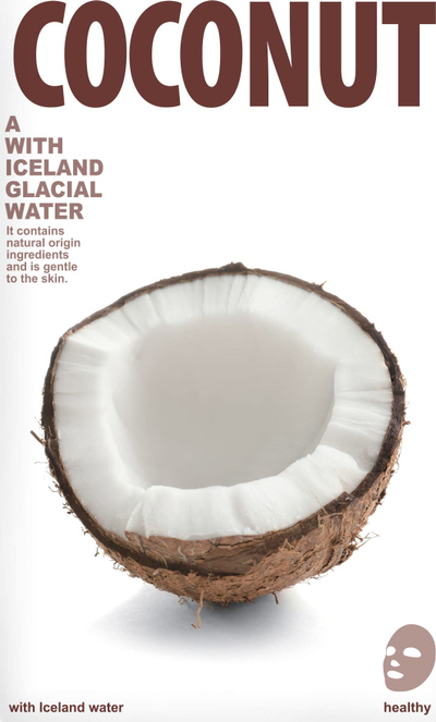 Maskë Glacial Water Korean Face Mask COCONUT