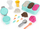 Set lodrash Kinetic Sand Ice Cream Treats, rërë kinetike shumëngjyrëshe, forma akulloresh, shumëngjyrëshe