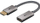 Adapter kabllo Goobay DisplayPort në HDMI, 20cm, 4K 60Hz, gri