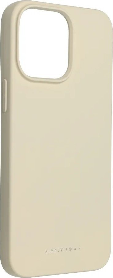 Mbrojtëse telefoni Roar Futera Space Case për iPhone 14 Pro Max, TPU fleksibël, rezistente ndaj goditjeve, ngjyrë krem