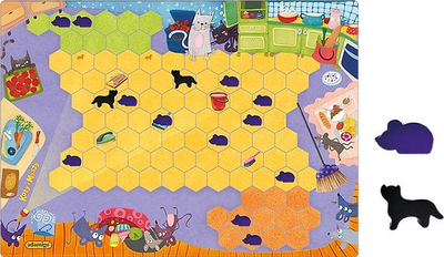Loja me tabela Adamigo Cats and Mice, për 2 lojtarë, mosha 5+