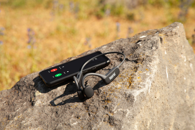 Kufje sportive Imperial BluTC Active 1, Bluetooth, bone conduction, të zeza