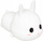 Dritë nate Atmosphera Silicone Rabbit, LED, me karikim USB, e bardhë