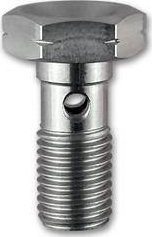 Bulon banjo frenash HEL Single, M8 x 1.00, metalik