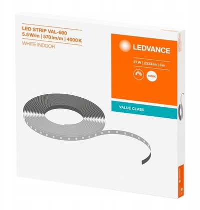 Shirit LED Ledvance LS V-500/840/5 FS1, 5m, 4000K, i bardhë
