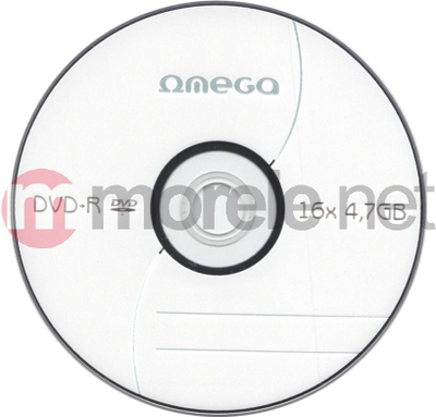 Disqe DVD Omega DVD+R, 4.7GB, 16x, 50 copa