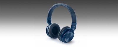 Kufje Bluetooth Muse M-276BTB, pa tela, blu