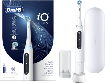 Furçë elektrike për dhëmbë Oral B iO Series 5 kOBR143, e bardhë