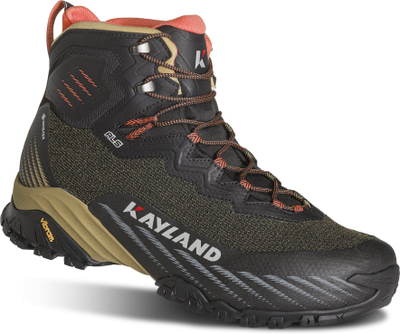 Këpucë malore Kayland Duke Mid GTX, GORE TEX, shollë Vibram, e zezë okër