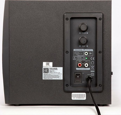 Altoparlantë Microlab M-300, sistem 2.1, 40W RMS, të zinj