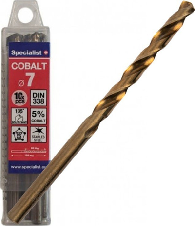 Set shirblla metali Bloomsbury Cobalt, 7mm, 10 copë, ngjyrë bronzi