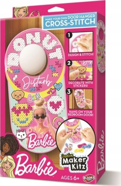 Set kreativ Barbie Maker Kitz Door Hanger Yarn, varese dere me peri, ndrit në errësirë, shumëngjyrësh