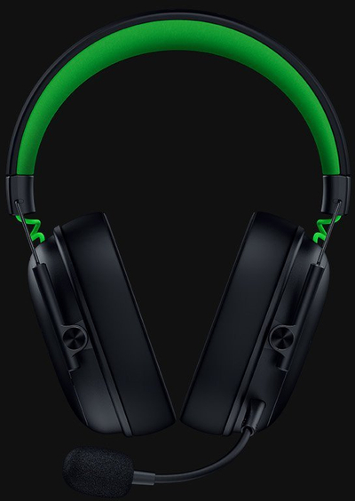 Kufje gaming Razer BlackShark V3 X HyperSpeed, wireless edhe me kabëll, USB Type A edhe Bluetooth, të zeza me jeshile