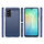 Mbrojtëse telefoni Carbon për Samsung Galaxy A26, me teksturë karboni, që s’rrëshqet nga dora, blu