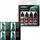Set bojërash akrilike Vallejo Game Color VJP72383, 4x18ml, nuanca të ftohta jeshile