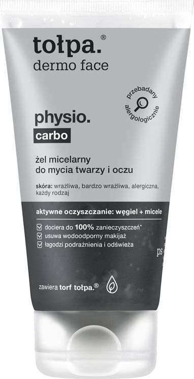 Xhel Micelar Physio Carbo për Fytyrën dhe Sytë, 150 ml