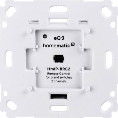 Buton muri Homematic IP HMIP-BRC2, 2 taste, i bardhë