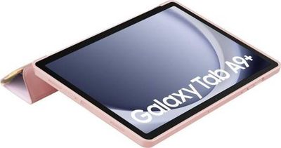Këllëf tableti Tech-Protect Smartcase për Samsung Tab A9+ 11", me mbajtëse, mermer rozë