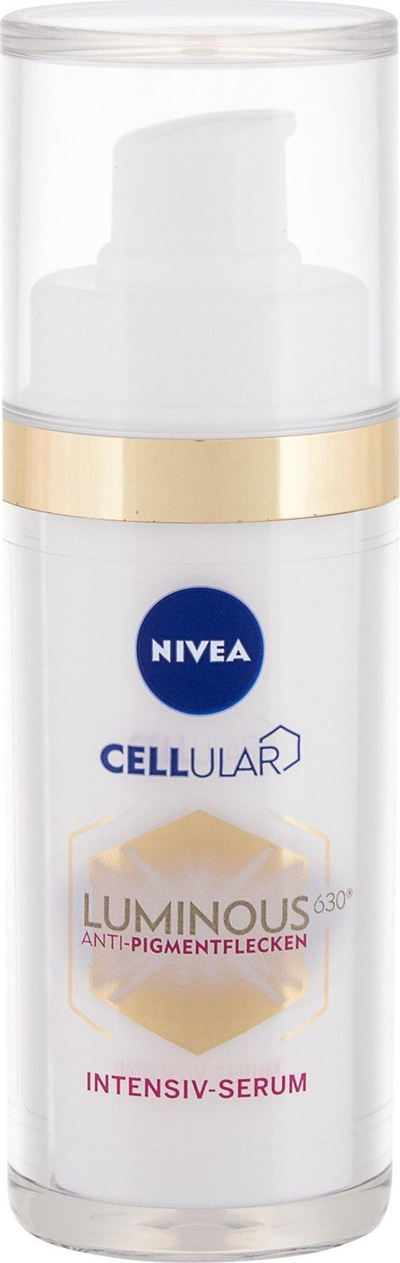 Serum për fytyrë Nivea Cellular Luminous 630 Antispot, kundra njollave të pigmentit, 30ml, i bardhë