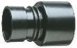 Adapter për zorrë Bosch 2607000748, 50mm 60mm, 9.2cm, i zi