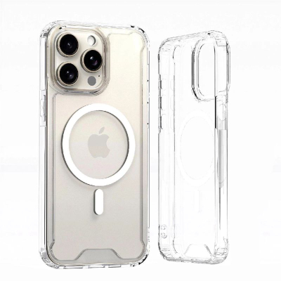 Mbrojtëse telefoni Wozinsky Clear Corner Case MagSafe, për Samsung Galaxy S25, transparente