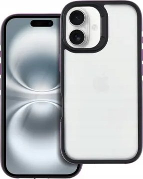 Maskë mbrojtëse Neo Flexible për iPhone 16, TPU e butë, me mbrojtje kamere, ngjyrë vjollcë