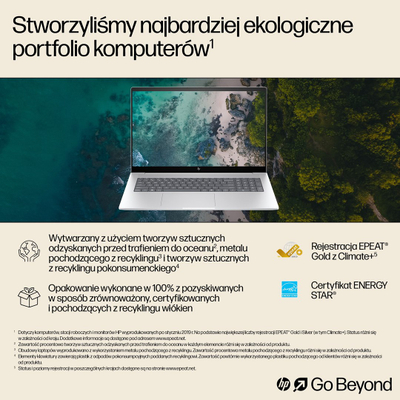 Laptop HP ENVY 17-da0002nw, 17.3", Intel 155H, 32 GB RAM, 2 TB SSD, i argjendtë