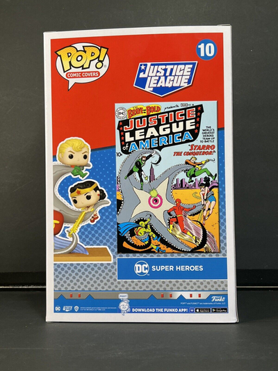 Figurë vinili Funko POP DC Comic Cover Justice League, Brave and the Bold #28, 9 cm, shumëngjyrëshe