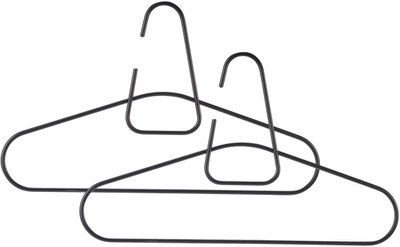 Varëse rrobash Zone A-Hanger, set 2 copë, metal, e zezë