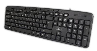 Tastierë Titanum TK111, USB, e zezë
