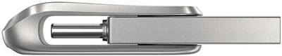 USB SanDisk Ultra Dual Drive Luxe, 1TB, argjendtë