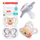 Cucël NUK Perfect Match Air Winnie the Pooh, 0–6 muaj, silikoni, gri
