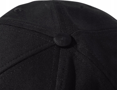 Kapelë adidas New Logo Cap JG0998, e rregullueshme, pambuk, e zezë