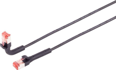 Мрежен кабел Lanview LV-6AFTP-FLEX-ANG-075B, Cat6A, гигабит 10G, сив