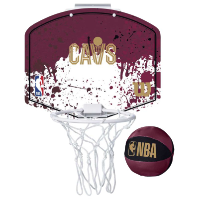 Kosh mini basketbolli Wilson Cleveland Cavaliers, për mur, argjendi