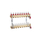 Manifold ngrohjeje PHA-107/1, 4 qarqe, PN6 CuZn, ngjyrë bronzi